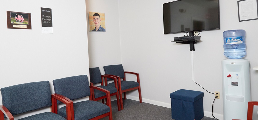 Orthodontic office waiting room